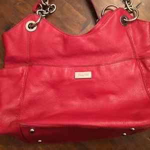 Grace Adele Red Leather Purse